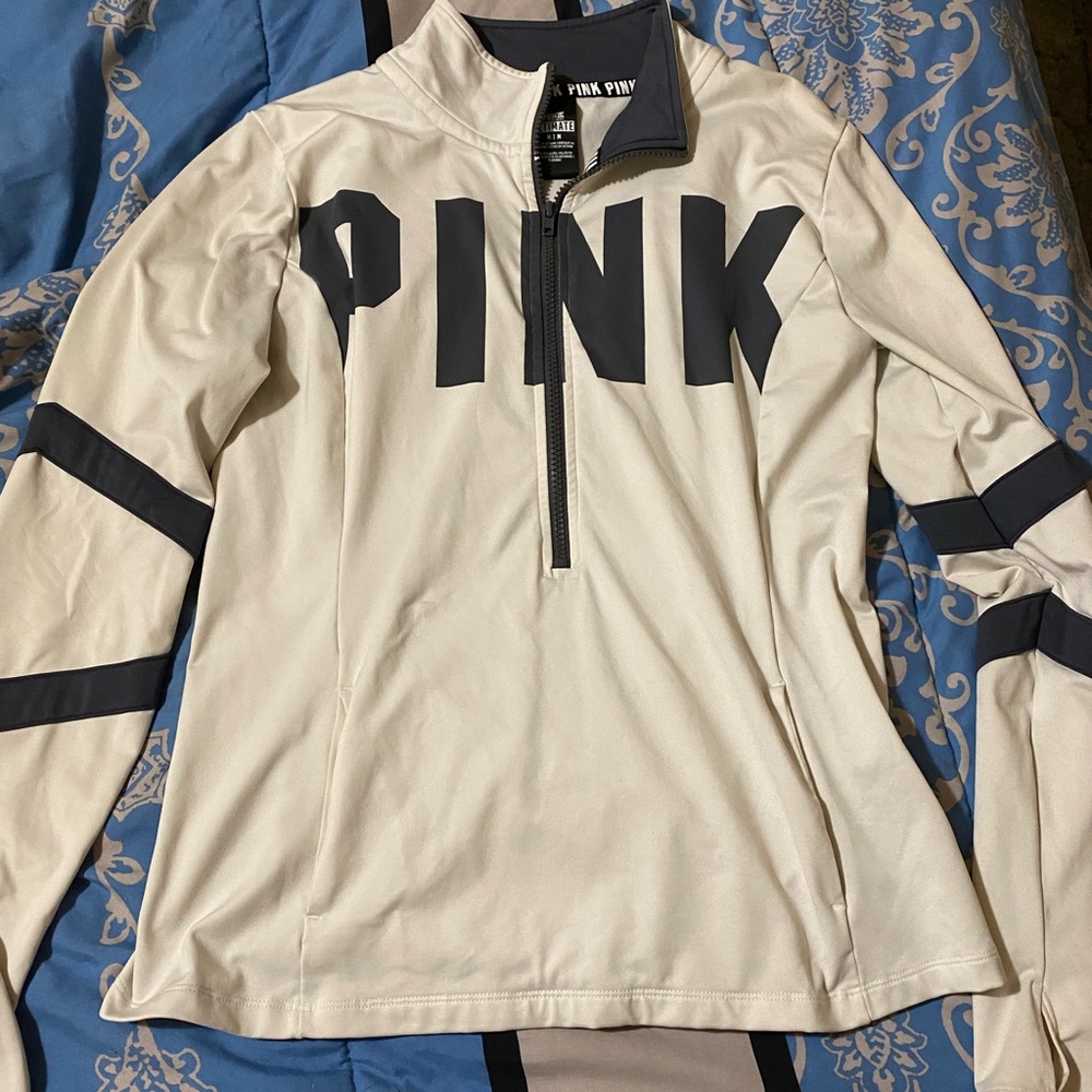 PINK quarter zip shirt
